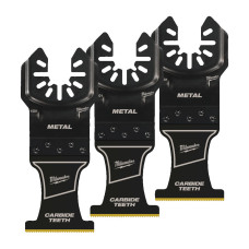 Полотно для мультитула Bi-Metal Carbide OPEN-LOK MILWAUKEE, 35х38мм, (3шт), (метал)