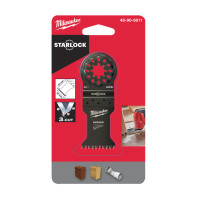 Полотно для мультітула STARLOCK MILWAUKEE, 35x42мм/3С (з 3-зубчатою геометрією)