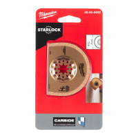 Полотно для мультітула STARLOCK MILWAUKEE, Carbide Grit 75х20х1,2мм (видалення затирки)
