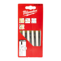 Полотна для лобзиків T101BR MILWAUKEE, 7х2,5мм, (5шт), (зворотній різ)