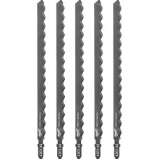 Полотна для лобзиків T313AW MILWAUKEE, 155мм, (5шт), (ізоляційні матерали, гума)
