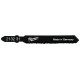 Полотно для лобзиків T130 Coarse grit MILWAUKEE, 54мм, зерно 30, (чавун)