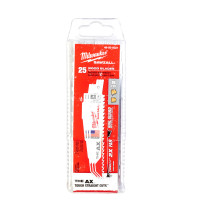 Полотно для шабельних пил  AX FANG TIP MILWAUKEE, 150х5,0мм, (25шт), (деревина з цвяхами)