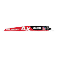 Полотно для шабельних пил TCT AX CARBIDE NITRUS MILWAUKEE, 230х5мм, (деревина з цвяхами)