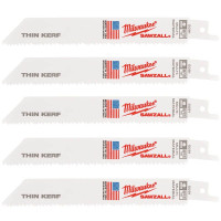 Полотно для шабельних пил THIN KERF MILWAUKEE, 150х3,1/2,1мм, (5шт), (універсальні)