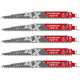 Полотно для шабельних пил AX CARBIDE MILWAUKEE, 230х5мм, (5шт), (деревина з цвяхами)