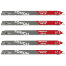 Полотно для шабельних пил TORCH CARBIDE MILWAUKEE, 300х2,5мм, (5шт), (метал)