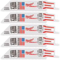 Полотно для шабельних пил THIN KERF MILWAUKEE, 100х1,8мм, (5шт), (метал)