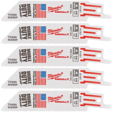 Полотно для шабельних пил THIN KERF MILWAUKEE, 100х1,8мм, (5шт), (метал)