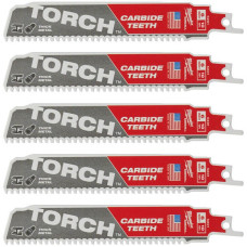 Полотно для шабельних пил TORCH CARBIDE MILWAUKEE, 150х2,5мм, (5шт), (метал)