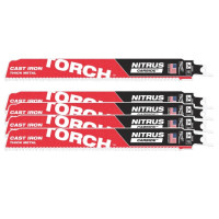 Полотно для шабельних пил TORCH CARBIDE NITRUS MILWAUKEE, 230х2,5мм, (5шт), (метал)