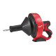 Машина прочистна акумуляторна MILWAUKEE, M12 BDC8-0C, трос 8м (каркас, відро, картонне пакування)