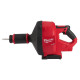 Машина прочистна акумуляторна безщіткова MILWAUKEE, M18 FDCPF10-0C, трос 10м (каркас. ведро)