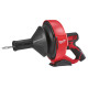 Машина прочистна акумуляторна MILWAUKEE, M12 BDC6-0C, трос 6м, (каркас, відро)