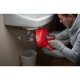 Машина прочистна акумуляторна MILWAUKEE, M12 BDC6-0C, трос 6м, (каркас, відро)
