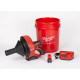 Машина прочистна акумуляторна MILWAUKEE, M12 BDC8-0C, трос 8м (каркас, відро, картонне пакування)