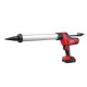 Пістолет для герметиків акумуляторний MILWAUKEE, C18 PCG/600A-201В, 600мл (заряд.пристрій М12-18 С, 1 акумулятор М18 В2 2Аг, алю