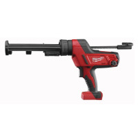 Пістолет для герметиків акумуляторний MILWAUKEE, C18 PCG/310C-0B, 310мл (каркас, пластиковий картридж, сумка)