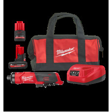 Шліфмашина пряма цангова акумуляторна безщіткова MILWAUKEE, M12 FDGS2-522B, цанга 6/8мм (зарядний пристрій C12 C, 1 акумулятор M