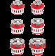 Набір головок для нарізання різблення PACKOUT MILWAUKEE FPT2HK BSPT Alloy, (для FPT2) (6шт)