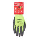 Рукавиці робочі сигнальні Hi-Vis MILWAUKEE, з опором порізам 3/C рівня, розмір 11/XXL