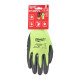 Рукавиці сигнальні Hi-Vis MILWAUKEE з опором порізам 3/С рівня, розмір 10/XL