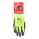 Рукавиці робочі сигнальні Hi-Vis MILWAUKEE, з опором порізам 1/A рівня, розмір 9/L