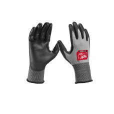 Рукавиці робочі Hi-Dex MILWAUKEE, з опором порізам 3/С рівня, розмір 10/XL