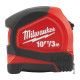 Рулетка MILWAUKEE з LED підсвіткою, 3м/10фт (12мм)