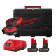 Шліфмашина ексцентрикова акумуляторна MILWAUKEE M12 FROS2.5-502X O150мм (ЗП+2акум.Х5Аг+HD кейс)