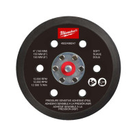 Підошва шліфувальна MILWAUKEE FROSBPHP150, O150мм, 6 отв. для M12 FROS (жорстка з PSA)