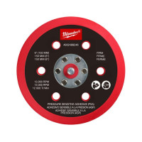 Підошва шліфувальна MILWAUKEE FROSBPSP150, O150мм, 6 отв. для M12 FROS (м'яка з PSA)