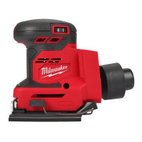 Шліфмашина вібраційна акумуляторна MILWAUKEE, M18 BQSS-0, 113х104мм (каркас)