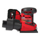 Шліфмашина вібраційна акумуляторна MILWAUKEE, M18 BQSS-502B, 113х104мм (зарядний пристрій М12-18 С, 2 акумулятори М18 В5 5Аг, су