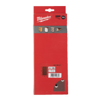 Папір щліфувальний MILWAUKEE, 115x230мм HL, зерно 180, (10шт)
