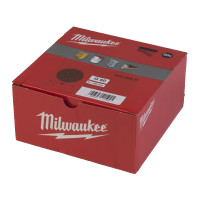 Папір шліфувальний MILWAUKEE діаметр 150мм//6 HL, зерно 60, (50шт)