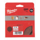 Папір шліфувальний MILWAUKEE діаметр 125/8 HL, зерно 60, (10шт)