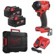 Шуруповерт ударний акумуляторний MILWAUKEE, M18 FID3-502X, 226Нм (зарядний пристрій M12-18 FC, 2 акумулятори М18 В5 5 Аг, кліпса