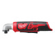 Шуруповерт кутовий ударний акумуляторний 1/4'' HEX MILWAUKEE, M12 BRAID-0, 68Нм (каркас, картонне пакування)