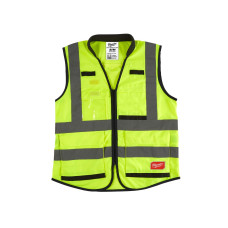 Жилет жовтий PREMIUM MILWAUKEE, сигнального забарвлення (L / XL)