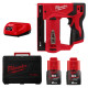 Степлер акумуляторний MILWAUKEE, M12 BST-202X (зарядний пристрій С12 С, 2 акумулятори М12 В2 2Аг, кліпса для ременя, HDкейс)