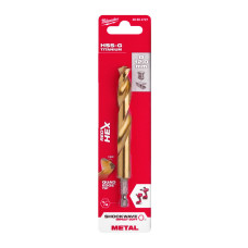 Свердло по металу RedHEX SHOCKWAVE HSS-G TiN MILWAUKEE, діаметр 12,0х127х82мм