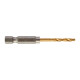 Свердло по металу RedHEX SHOCKWAVE™ HSS-TiN MILWAUKEE, діаметр 3,0х65х23мм, (10шт), пластикова коробка