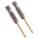 Свердло по металу RedHEX SHOCKWAVE™ HSS-TiN MILWAUKEE, діаметр 2,0х59,5х17мм, (2шт)
