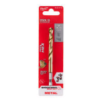 Свердло по металу RedHEX SHOCKWAVE™ HSS-TiN MILWAUKEE, діаметр 8,0х111х70мм