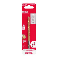 Свердло по металу RedHEX SHOCKWAVE™ HSS-TiN MILWAUKEE, діаметр 6,5х107х64мм