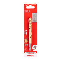 Свердло по металу RedHEX SHOCKWAVE™ HSS-TiN MILWAUKEE, діаметр 10,2х121х77мм