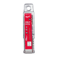 Свердло по металу HSS-Co MILWAUKEE DIN338, діаметр 3,3х67х37мм, (10шт), пластикова коробка