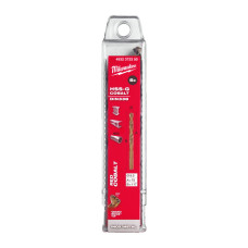 Свердло по металу HSS-Co MILWAUKEE DIN338, діаметр 8,0х117х75мм, (5шт), пластикова коробка