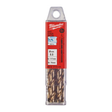 Свердло по металу HSS-Co MILWAUKEE DIN338, діаметр 8,5х117х75мм, (5шт), пластикова коробка